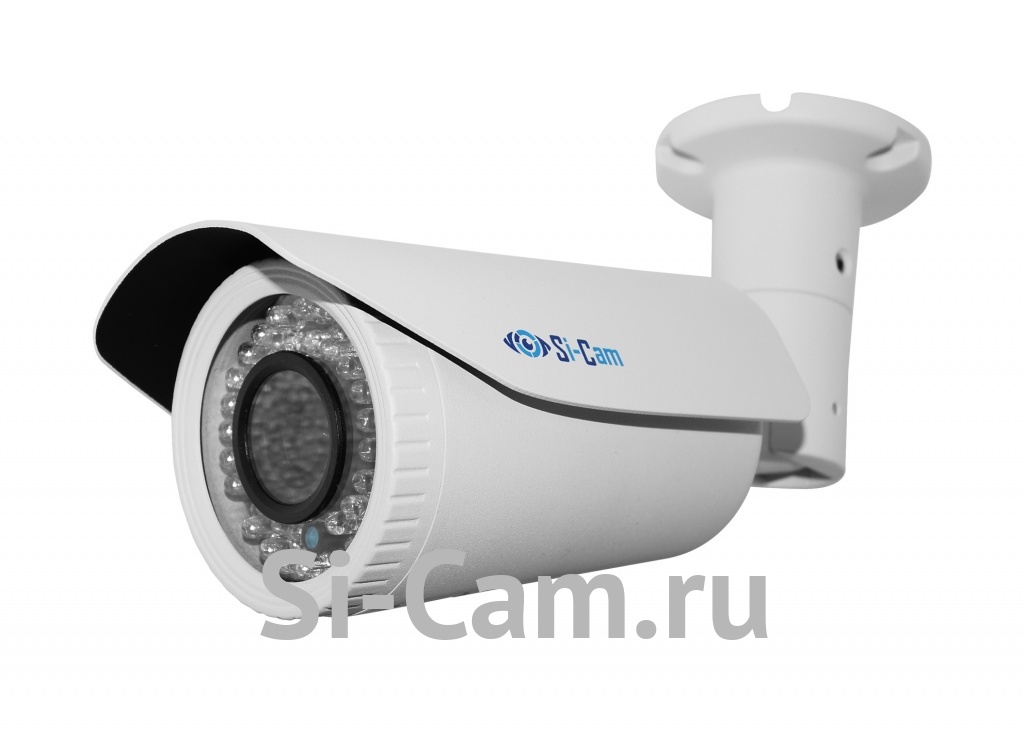 Si-Cam SC-DS1201V IR Цилиндрическая уличная IP видеокамера 12Mpx (4000*3000, 15fps,WDR, AntiFalseColor, AntiFogging. LSC)