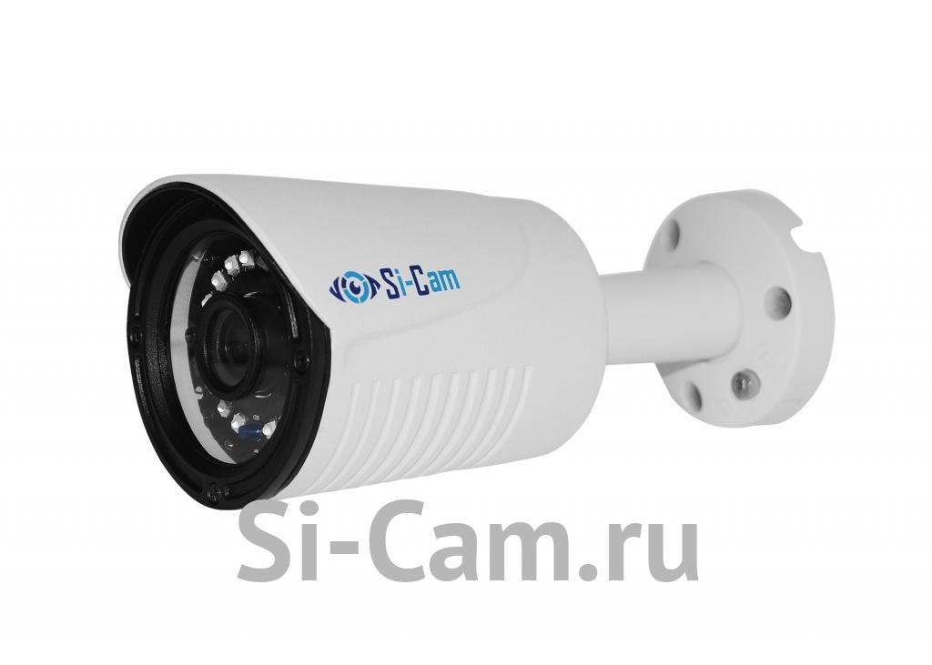 Si-Cam SC-DSW301F IR Цилиндрическая уличная IP видеокамера (3Mpx, 2304*1296, 25к/с, FULL COLOR, WDR/HDR)