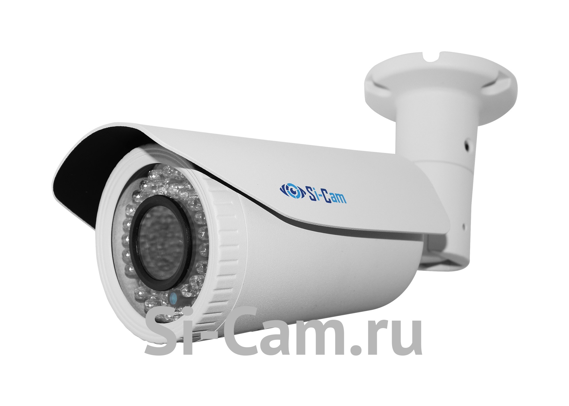 Si-Cam SC-HSW801V IR Цилиндрическая уличная AHD видеокамера (8 Mp, 3840*2160, 15к/с, CMOS, WDR, ИК подсветка)