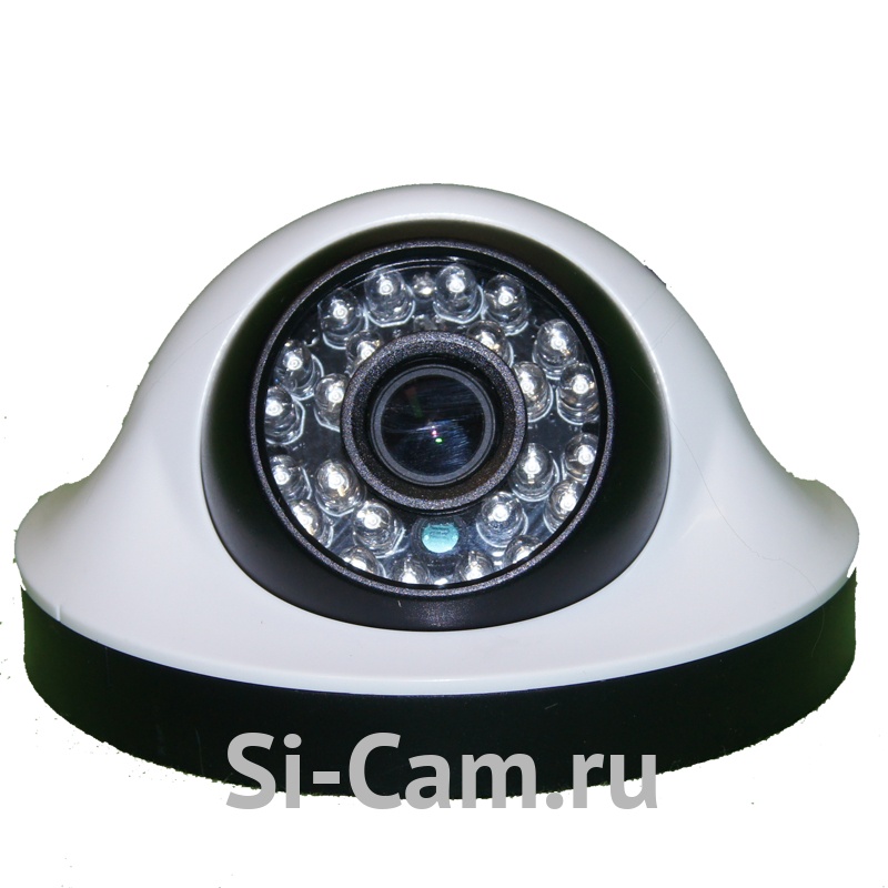Si-Cam SC-StHSW203F IR Купольная внутренняя AHD видеокамера (2Mpx, 1920*1080, 25к/с, WDR 120 db)