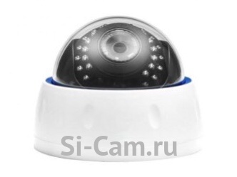 Si-Cam SC-DS500V IR Купольная внутренняя IP видеокамера, 25fps